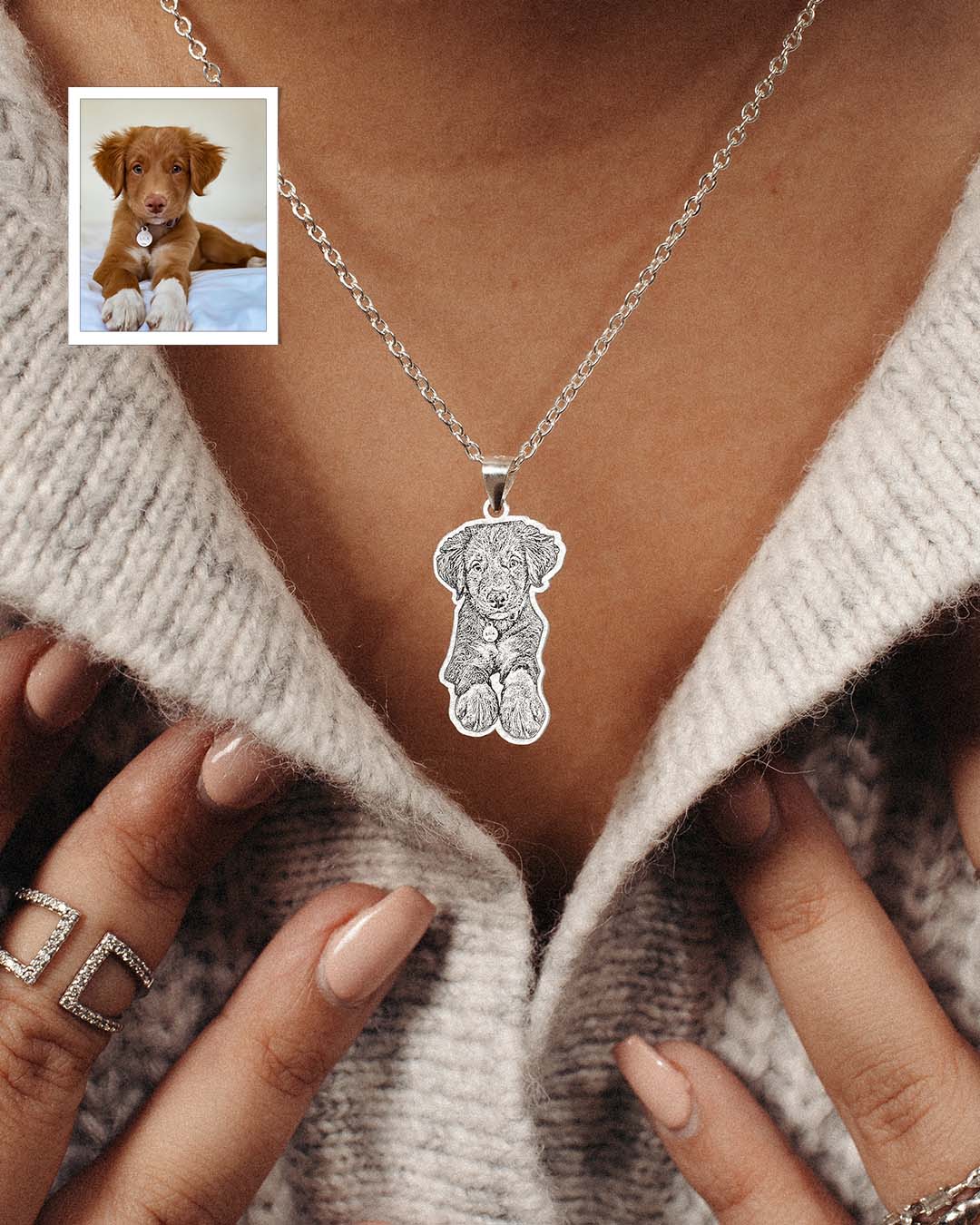 Pet Cutout Necklace