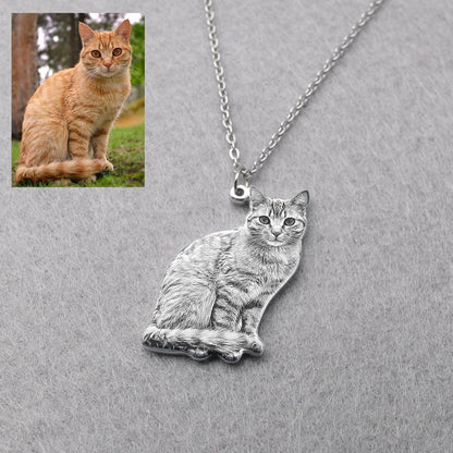 Pet Cutout Necklace