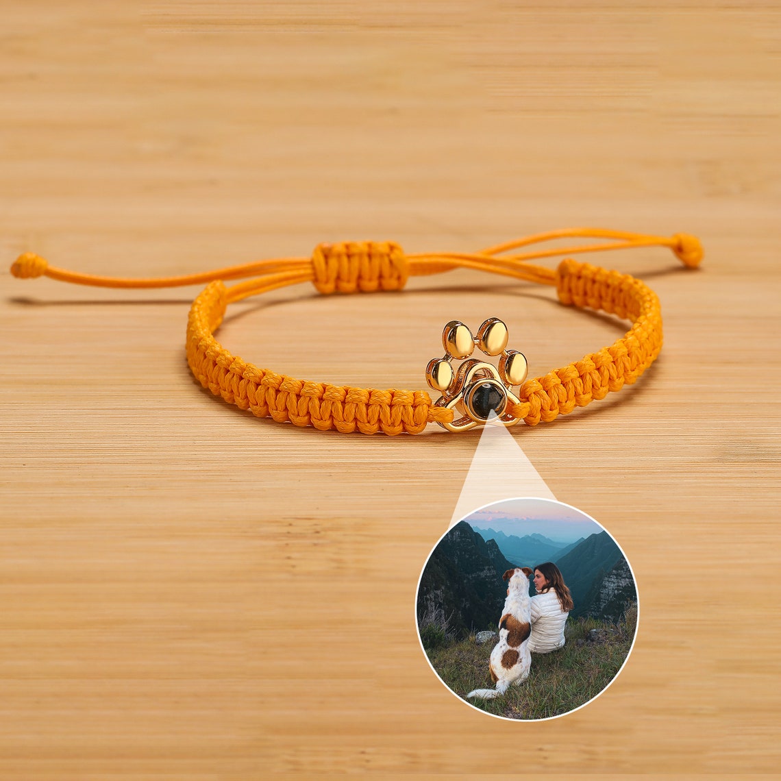 Pulsera personalizada con foto de mascota