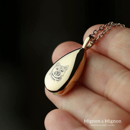 Personalized Cremation Jewelry Pet Ashes Necklace