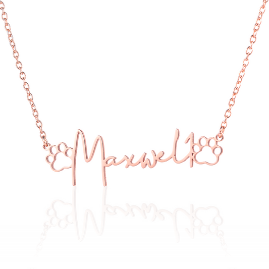 Pet Name Necklace